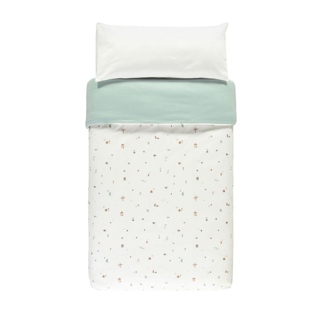 Capa de Edredão e Protetor de Berço Baby Clic Forest - Baby Clic - 8438082999820