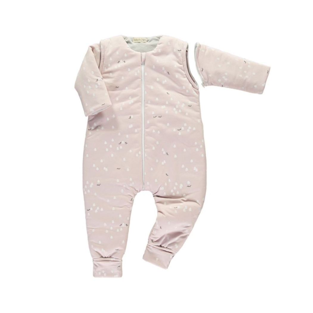 Saco de Dormir com Pés Baby Clic Moss Pink 2.5 - Baby Clic - 8438085221089