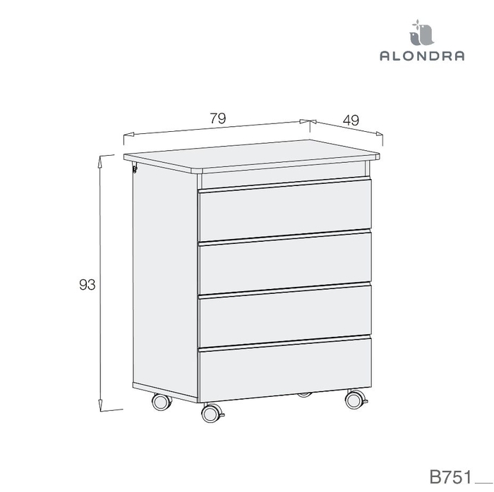 Móvel Banheira Alondra Kubo - Alondra - 8431904319059