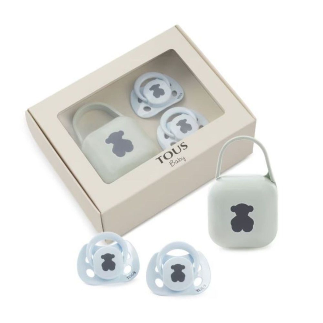 Conjunto 2 Chupetas Tous com Caixa de Transporte Bear 0m+ - Tous - 8434134324732
