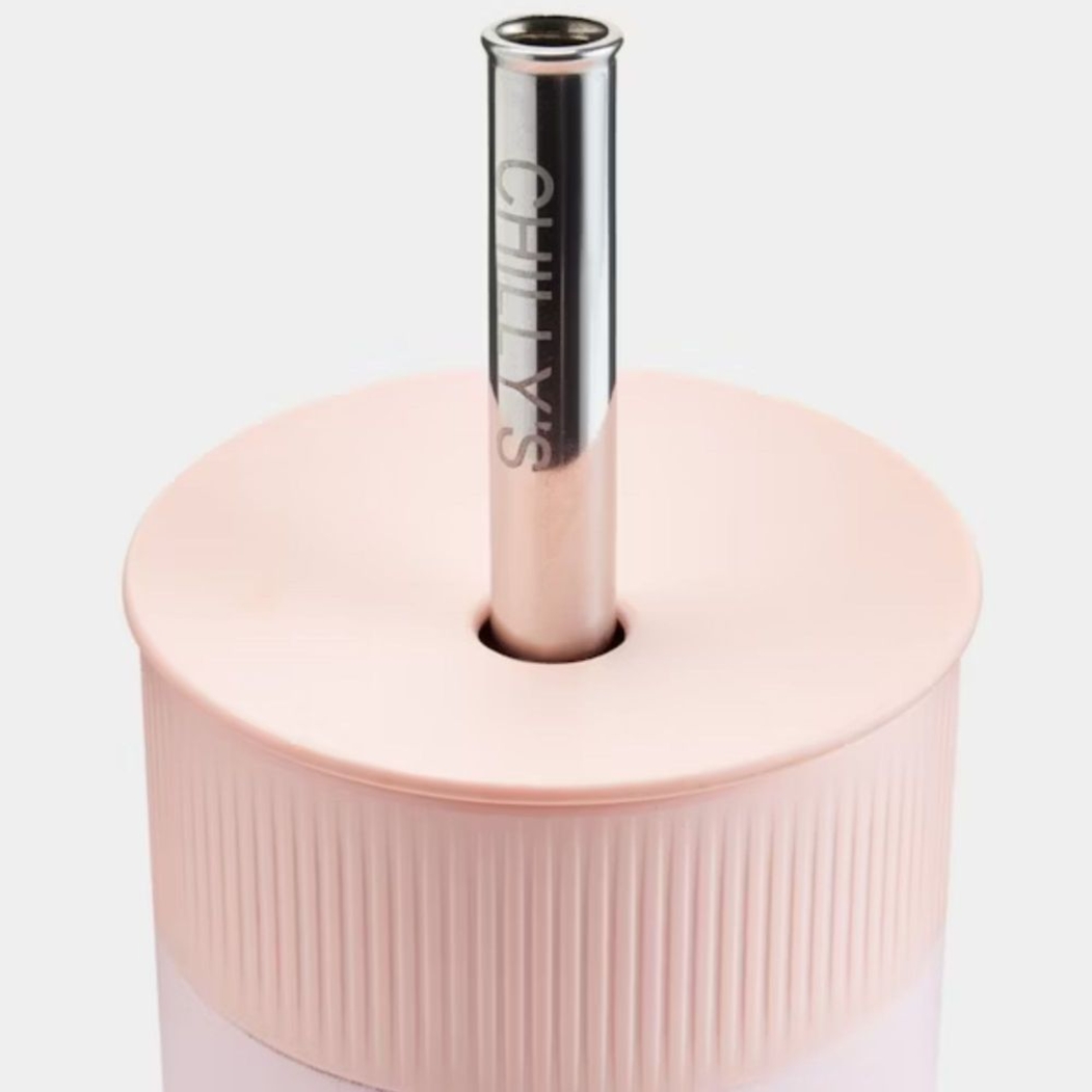 Copo com Palha Chilly's Serie 2 Switch Pink Blush 500ml - Chilly's - 607469948166