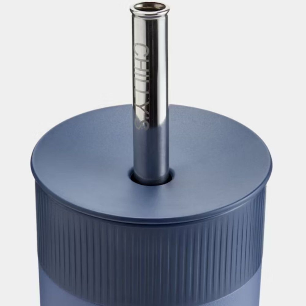 Copo com Palha Chilly's Serie 2 Switch Blue Whale 500ml - Chilly's - 607469948180