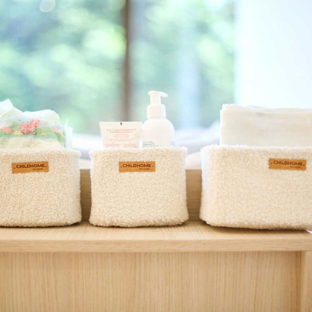 Conjunto 3 Cestos Cosméticos Childhome - Childhome - 5420007168803