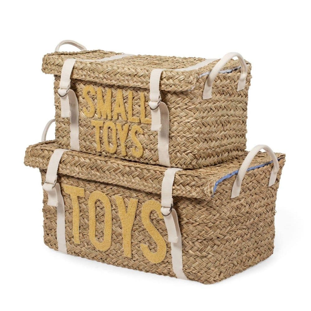 2 Caixas de Brinquedos Childhome Rattan - Childhome - 5420007168353