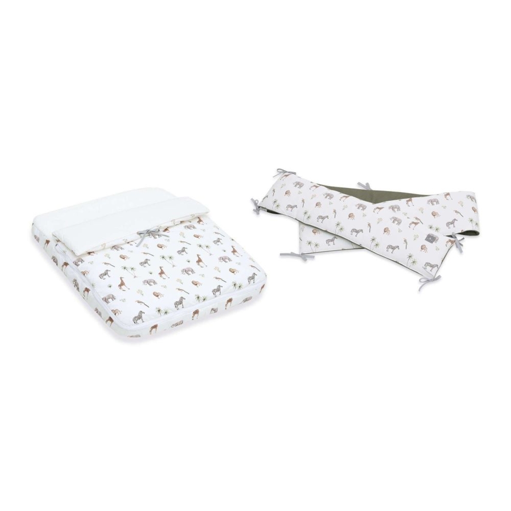 Berço Alondra Crea Tre White 4 em 1 com Saco Cama e Protetor - Alondra - CREA3-K40-M1100-TX147