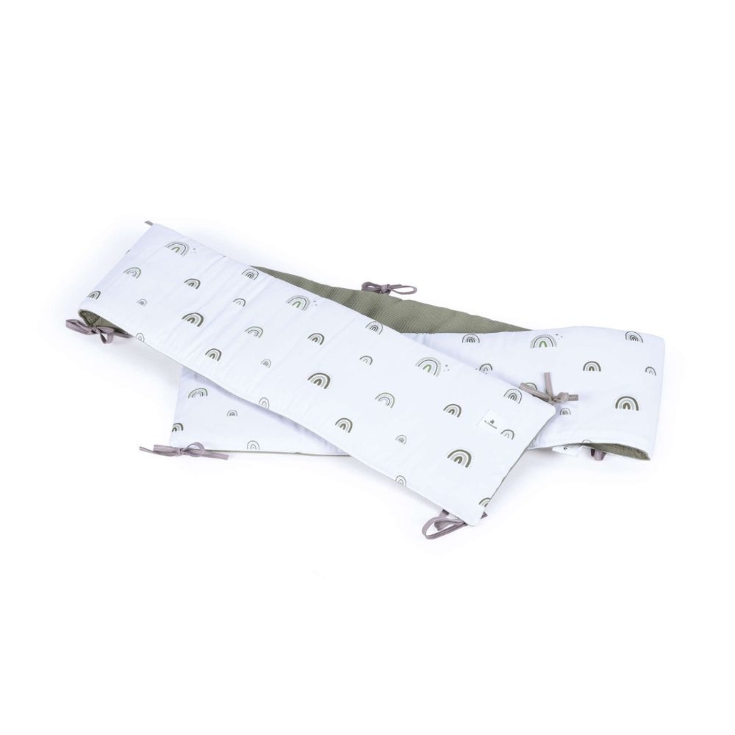 Berço Alondra Crea Tre White 4 em 1 com Colchão e Têxteis - Alondra - CREA3-K46-M1100-TX127