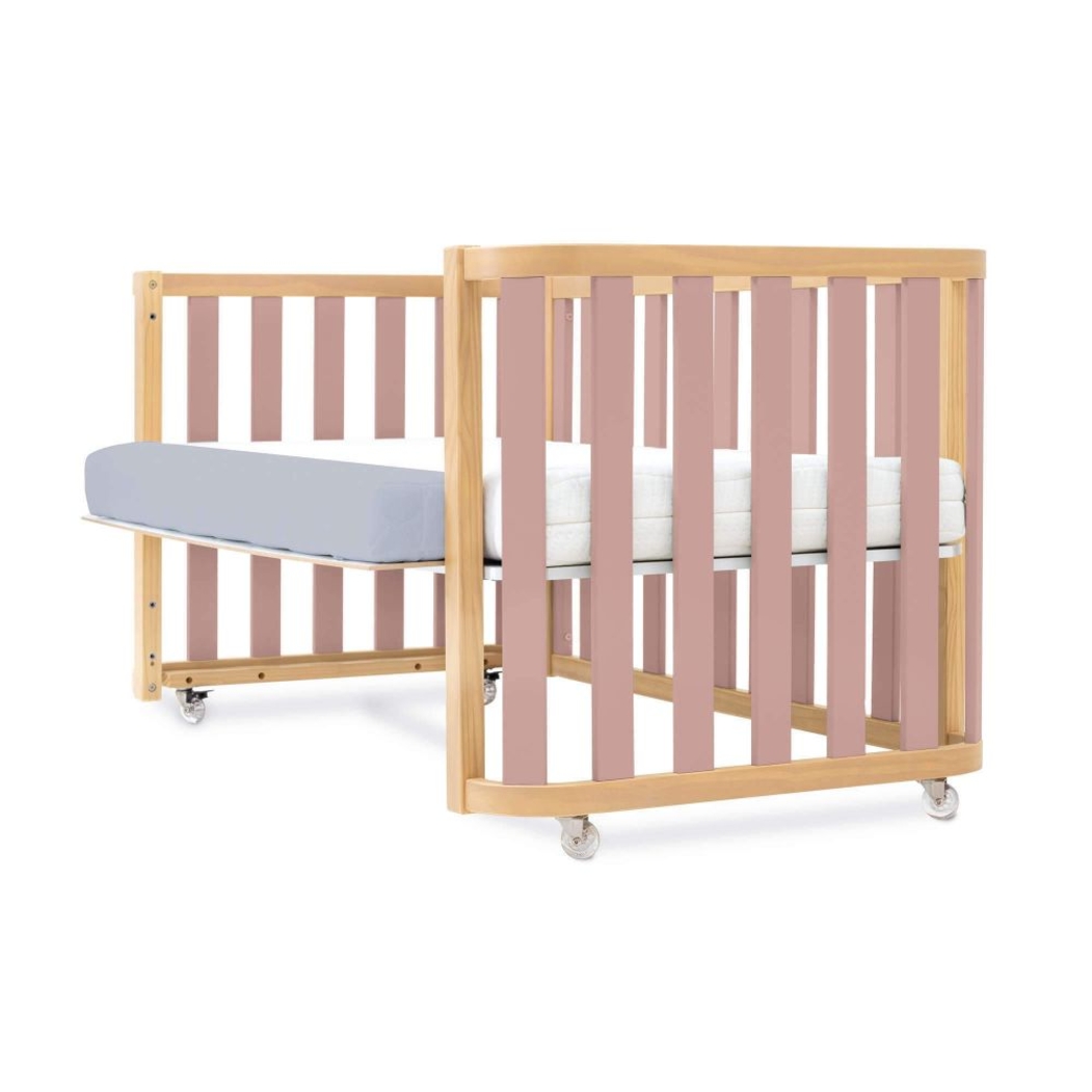 Berço Convertível Alondra Crea Plus Due 4 em 1 com Colchão e Kit Co-Sleeping - Alondra - CREAPLUS2-K34-M5059
