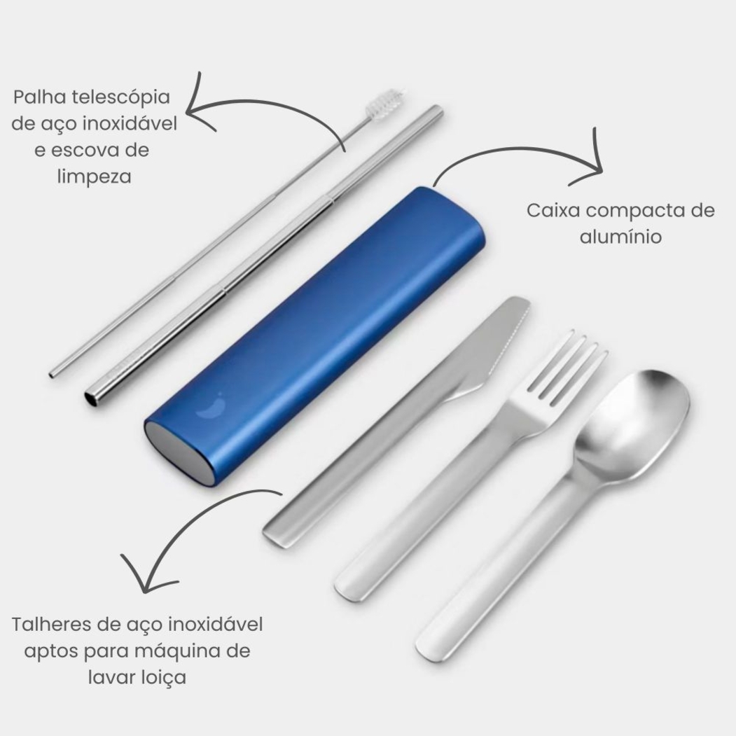 Conjunto de Talhares Chilly's Blue - Chilly's - 739406096361