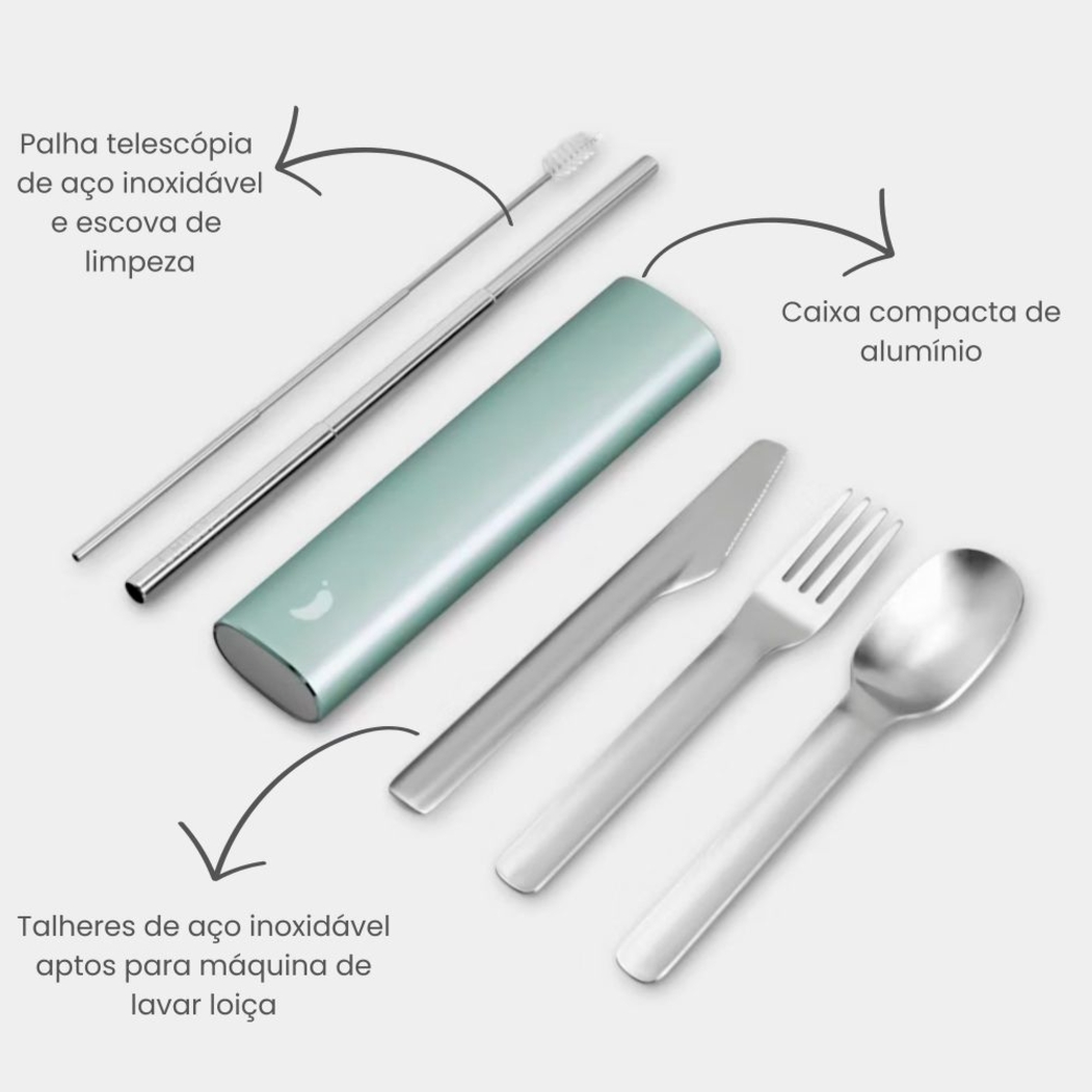 Conjunto de Talhares Chilly's Mint - Chilly's - 739406096378