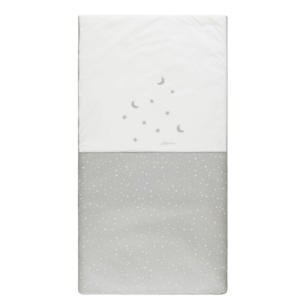 Colcha e Protetor Petit Praia Cosmos Gris - Petit Praia - 8438085221713