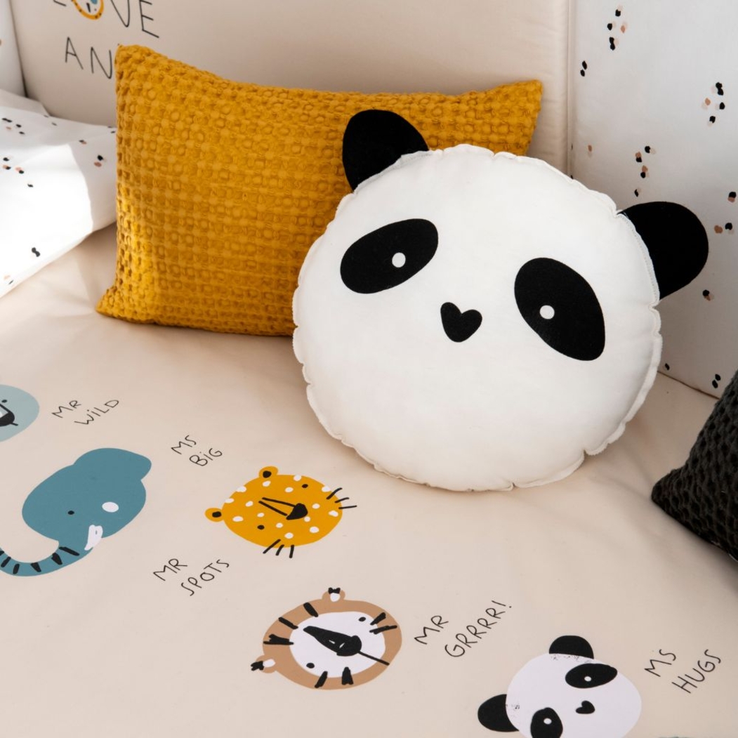 Almofada Decorativa Petit Praia Panda Jungle - Petit Praia - 8438082912522