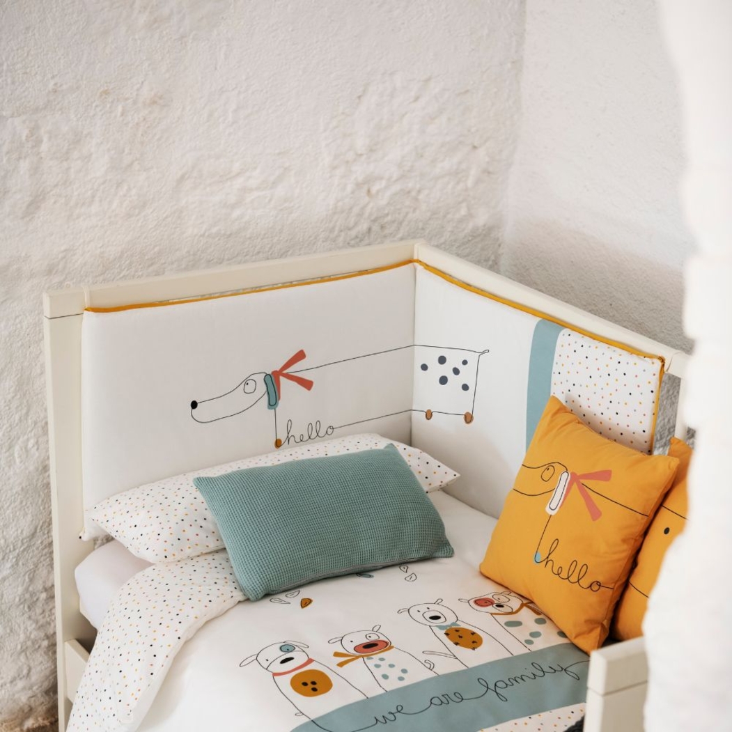 Protetor de Berço Petit Praia Family - Petit Praia - 8438082911679