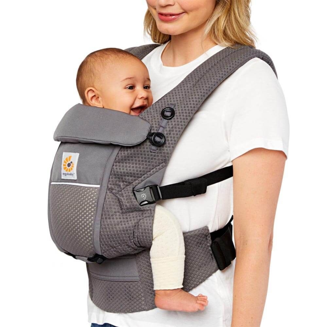 Porta-Bebés Ergobaby Adapt Soft Flex Mesh Graphite Grey - Ergobaby - 1220000204843