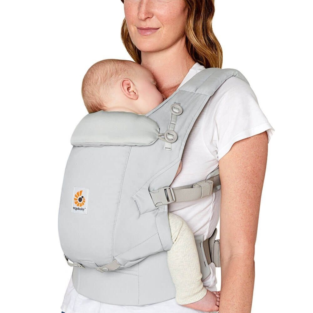 Porta-Bebés Ergobaby Adapt Soft Touch Cotton Grey - Ergobaby - 1220000204058