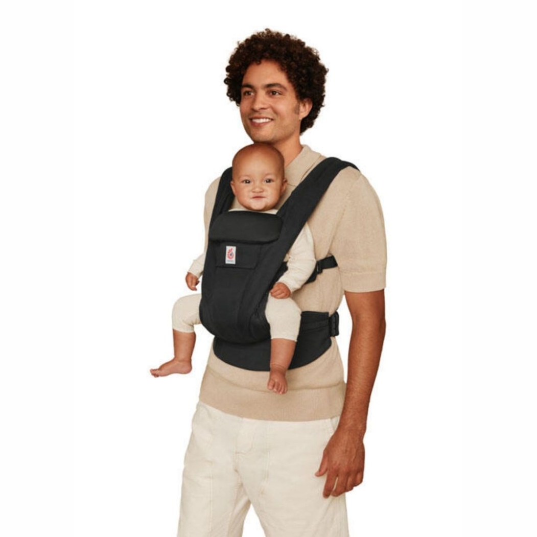 Porta-Bebés Ergobaby Omni Deluxe Cotton Onyx Black - Ergobaby - 1220000209985