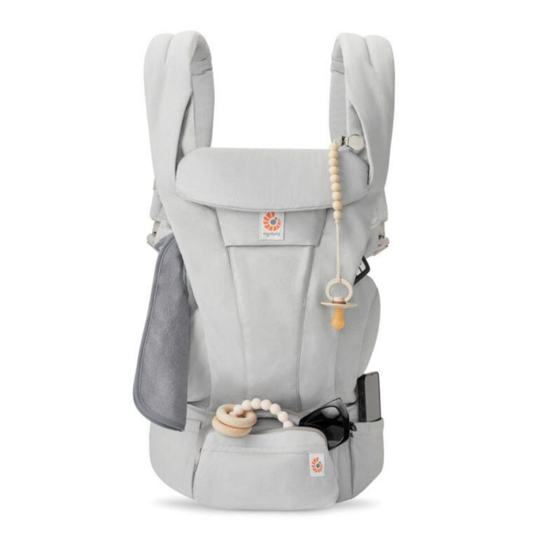 Porta-Bebés Ergobaby Omni Deluxe Cotton Pearl Grey - Ergobaby - 1220000209978