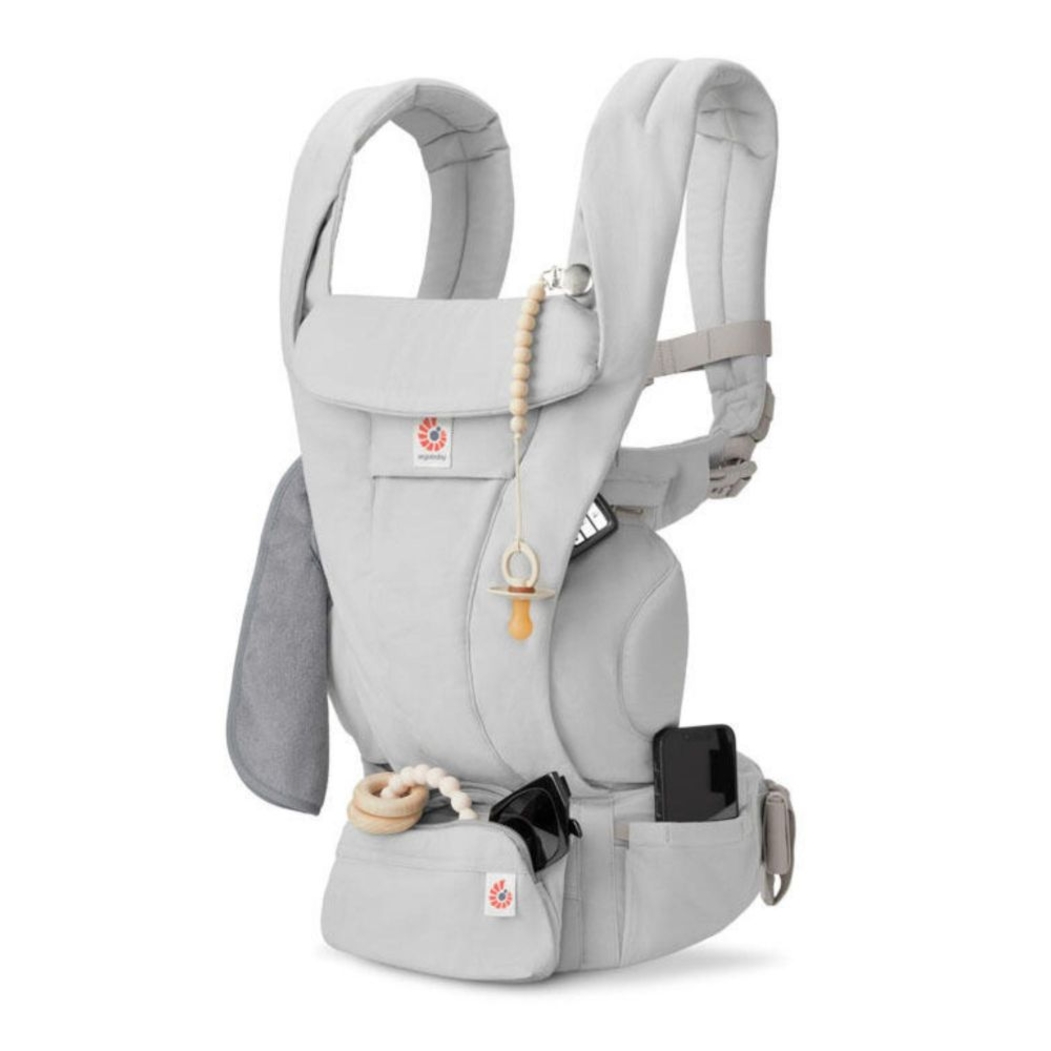 Porta-Bebés Ergobaby Omni Deluxe Cotton Pearl Grey - Ergobaby - 1220000209978