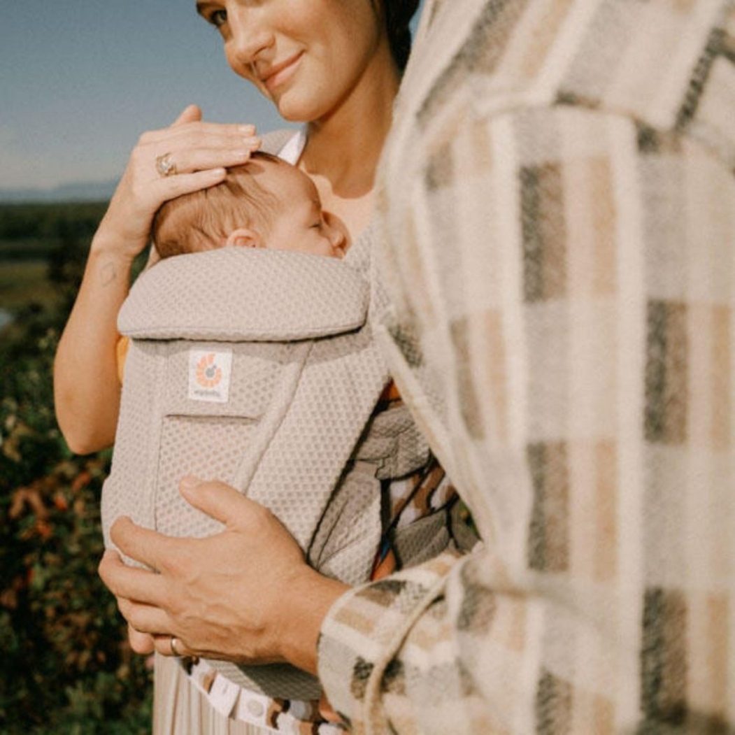 Porta-Bebés Ergobaby Omni Deluxe Mesh Pearl Grey - Ergobaby - 1220000209916