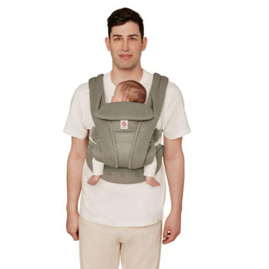 Porta-Bebés Ergobaby Omni Deluxe Mesh Soft Olive - Ergobaby - 1220000209961