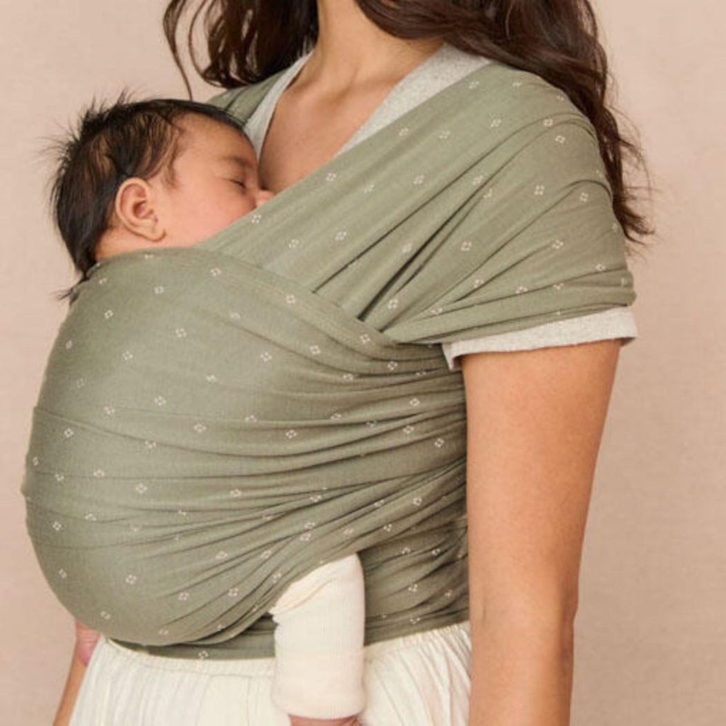 Wrap Ergobaby Aura Sustentável Olive Diamonds - Ergobaby - 1220000209718