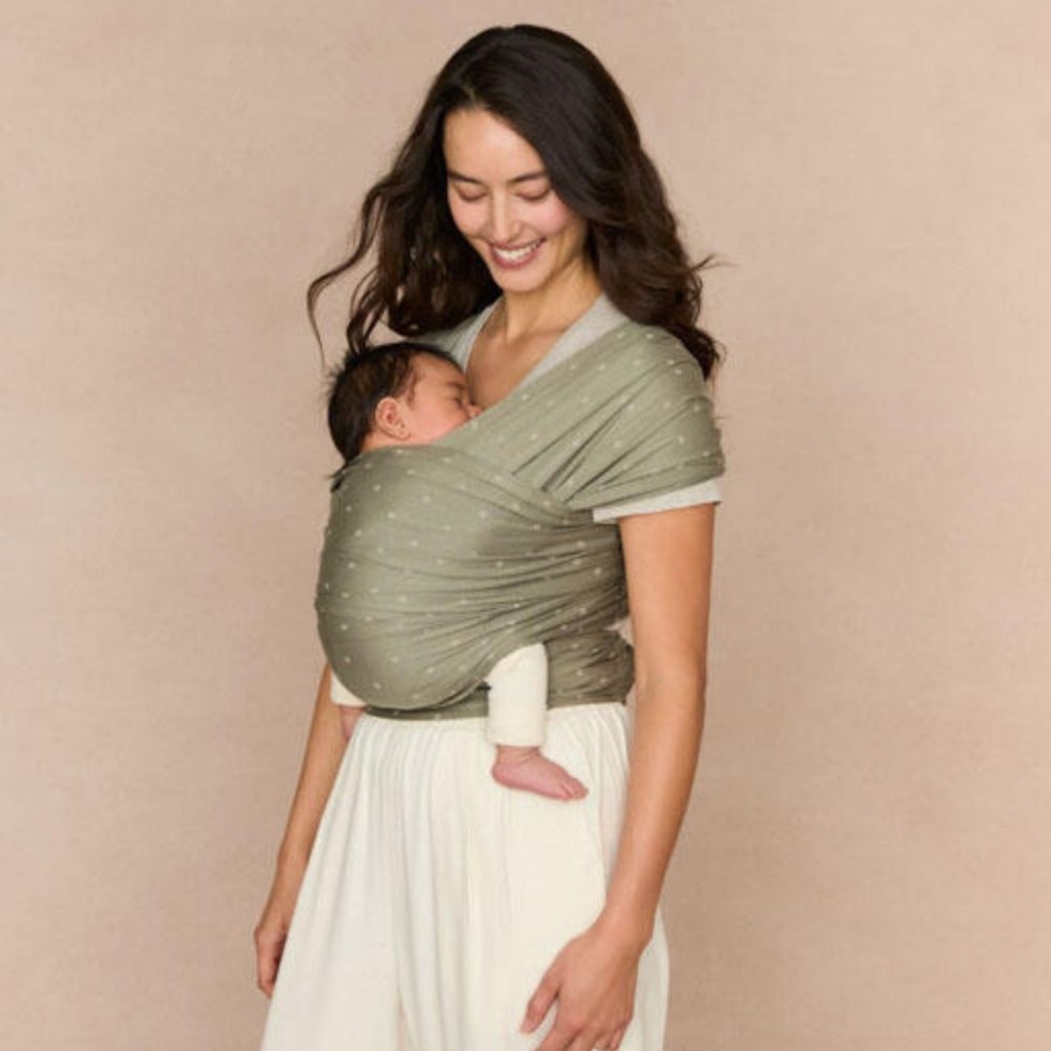 Wrap Ergobaby Aura Sustentável Olive Diamonds - Ergobaby - 1220000209718