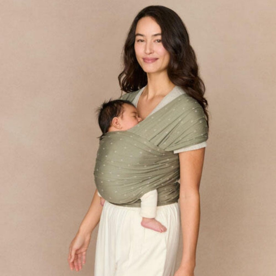 Wrap Ergobaby Aura Sustentável Olive Diamonds - Ergobaby - 1220000209718