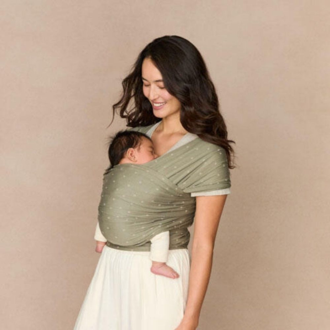 Wrap Ergobaby Aura Sustentável Olive Diamonds - Ergobaby - 1220000209718