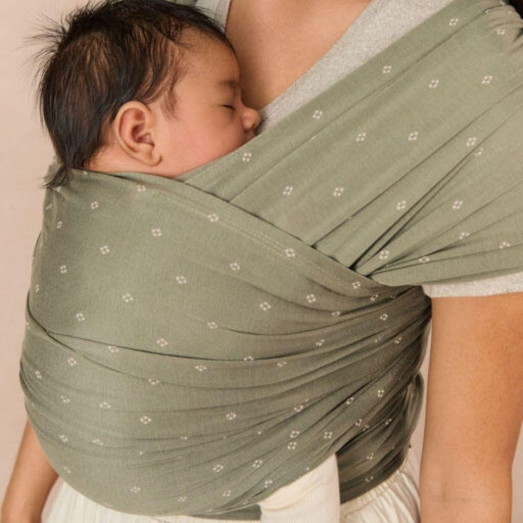 Wrap Ergobaby Aura Sustentável Olive Diamonds - Ergobaby - 1220000209718