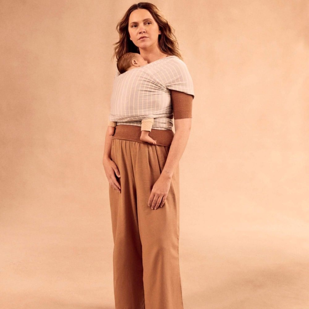 Wrap Ergobaby Aura Sustentável Grey Stripes - Ergobaby - 1220000208452