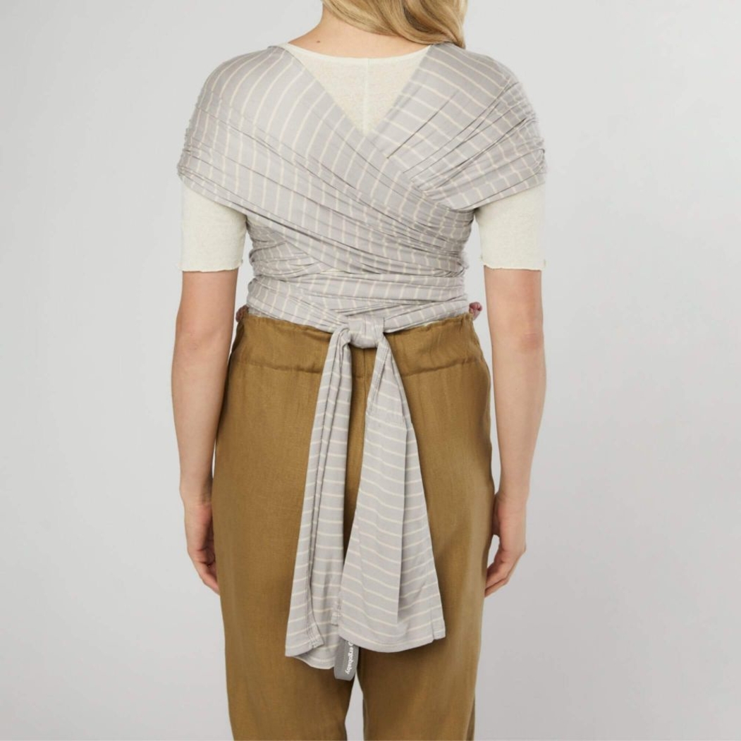 Wrap Ergobaby Aura Sustentável Grey Stripes - Ergobaby - 1220000208452