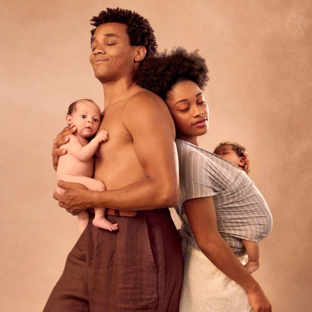 Wrap Ergobaby Aura Sustentável Grey Stripes - Ergobaby - 1220000208452