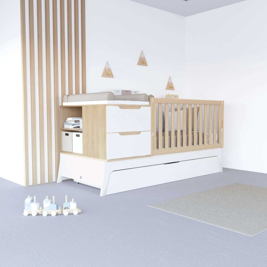 Convertível Alondra Zen com Muda-Fraldas e Textéis - Alondra - K460CTEX-M8411-TX153