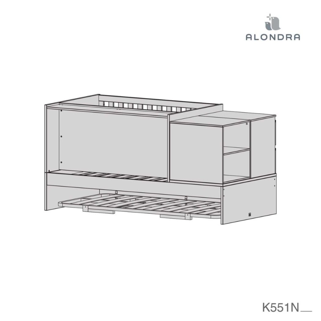 Convertível Alondra Sero Kubo Grey - Alondra - 8431904319554