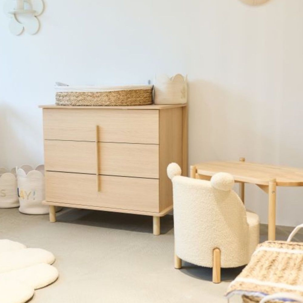 Cómoda com Muda Fraldas Childhome Nórdico Natural - Childhome - 5420007168919