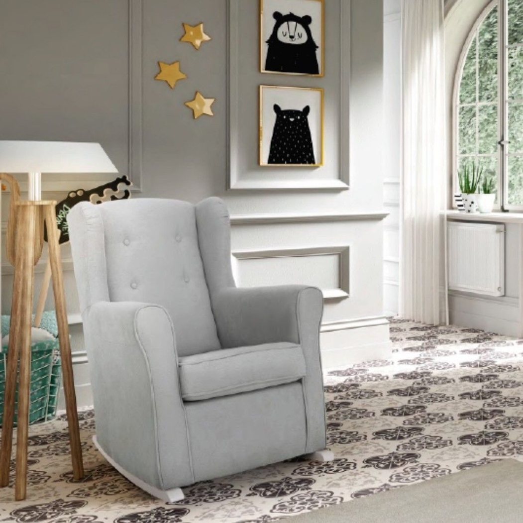 Sofá de Baloiço DC Dolce com Botões e Pés Baloiço White - Dream Concept - NI-18-DOLCE-BT-WH