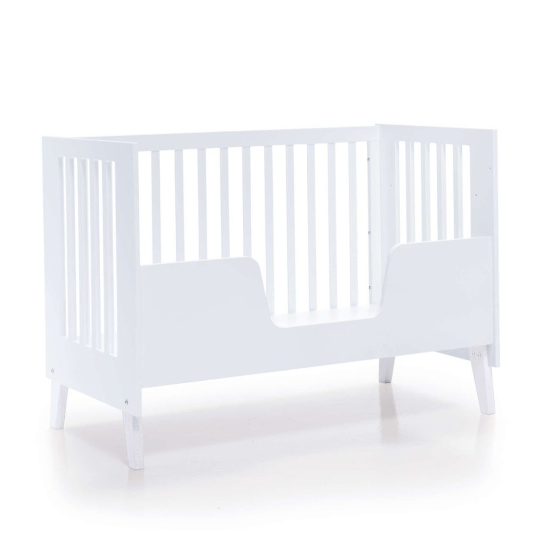 Berço Alondra Omni White 5 em 1 com Têxteis - Alondra - OMNI-K11-M7700-TX055