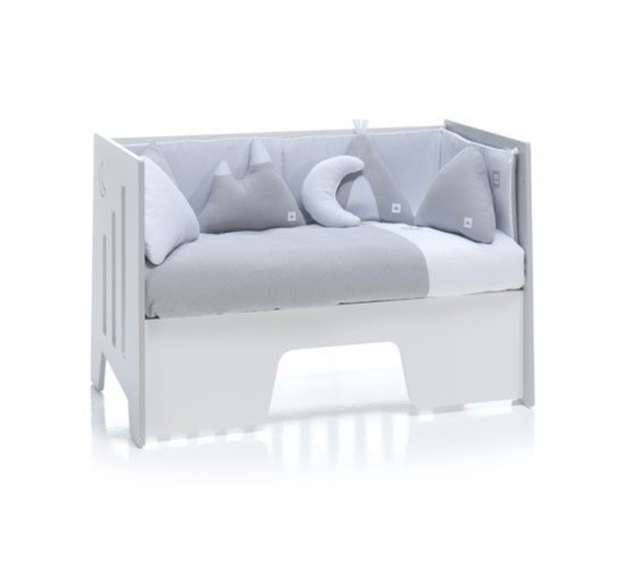 Berço Alondra Omni 5 em 1 com Barra Infantil e Kit Co-Sleeping - Alondra - OMNI-K18-M7778