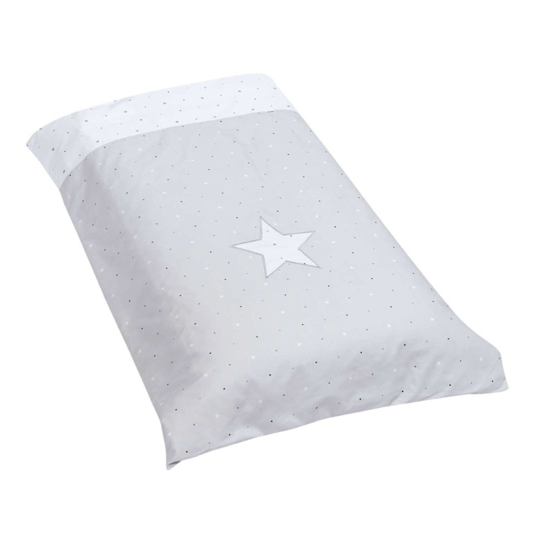 Berço Alondra Omni XL Grey 6 em 1 com Kit Co-Sleeping e Têxteis - Alondra - OMNIXL-K12-M7778-TX114