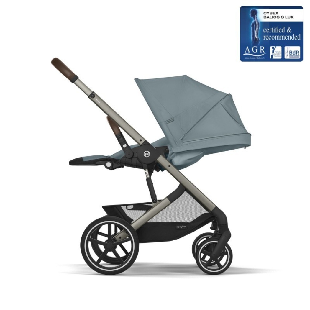Carrinho de Bebé Balios S Lux Taupe e Babycoque Cloud G i-Size Plus Cybex - Cybex - PACKBALIOS019-013