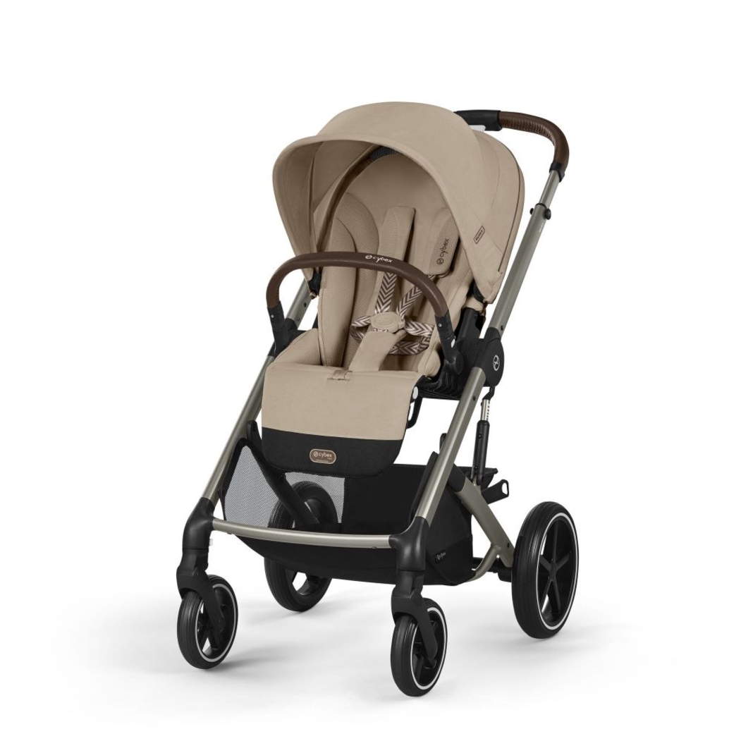 Carrinho de Bebé e Alcofa Balios S Lux Taupe e Babycoque Cloud T i-Size Plus - Cybex - PACKBALIOS026-021