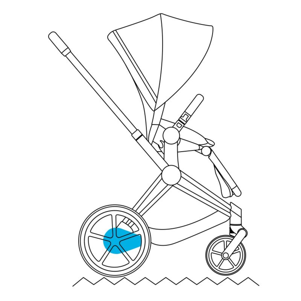 Carrinho de Bebé Cybex e-Priam Jewels of Nature - Cybex - PACKEPRIAM001-001