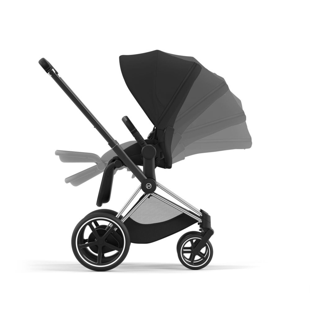 Carrinho de Bebé Cybex e-Priam Chrome Black - Cybex - PACKEPRIAM007-001