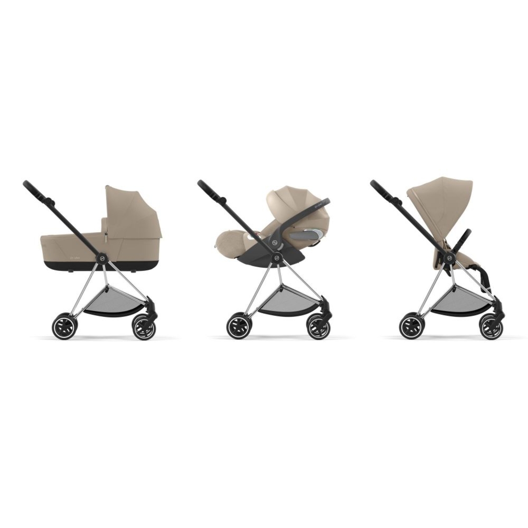 Carrinho de Bebé Mios Chrome Black e Babycoque Cloud T i-Size Cybex - Cybex - PACKMIOS001-006