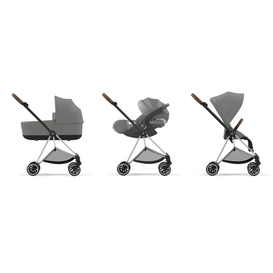 Carrinho de Bebé Mios Chrome Brown e Babycoque Cloud T i-Size Cybex - Cybex - PACKMIOS005-003