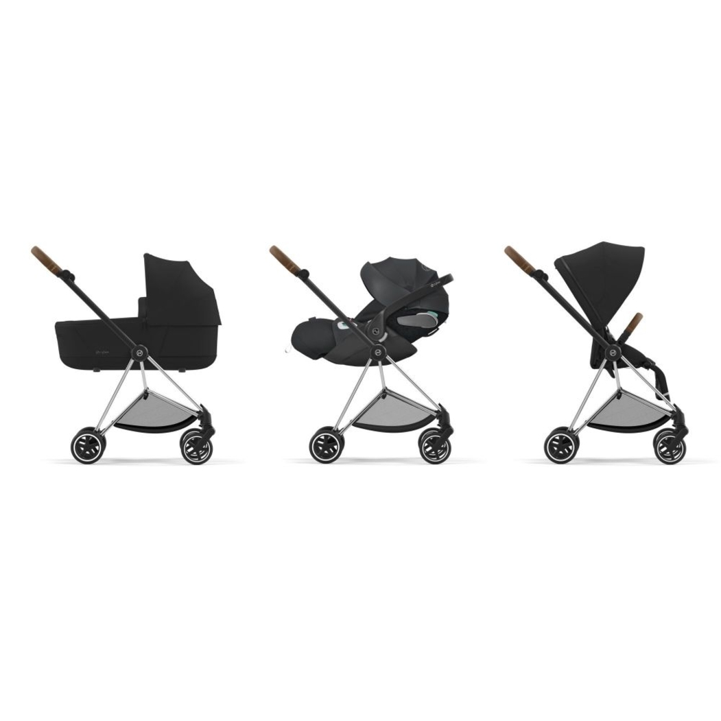Carrinho de Bebé Mios Chrome Brown e Babycoque Cloud T i-Size Plus Cybex - Cybex - PACKMIOS007-006
