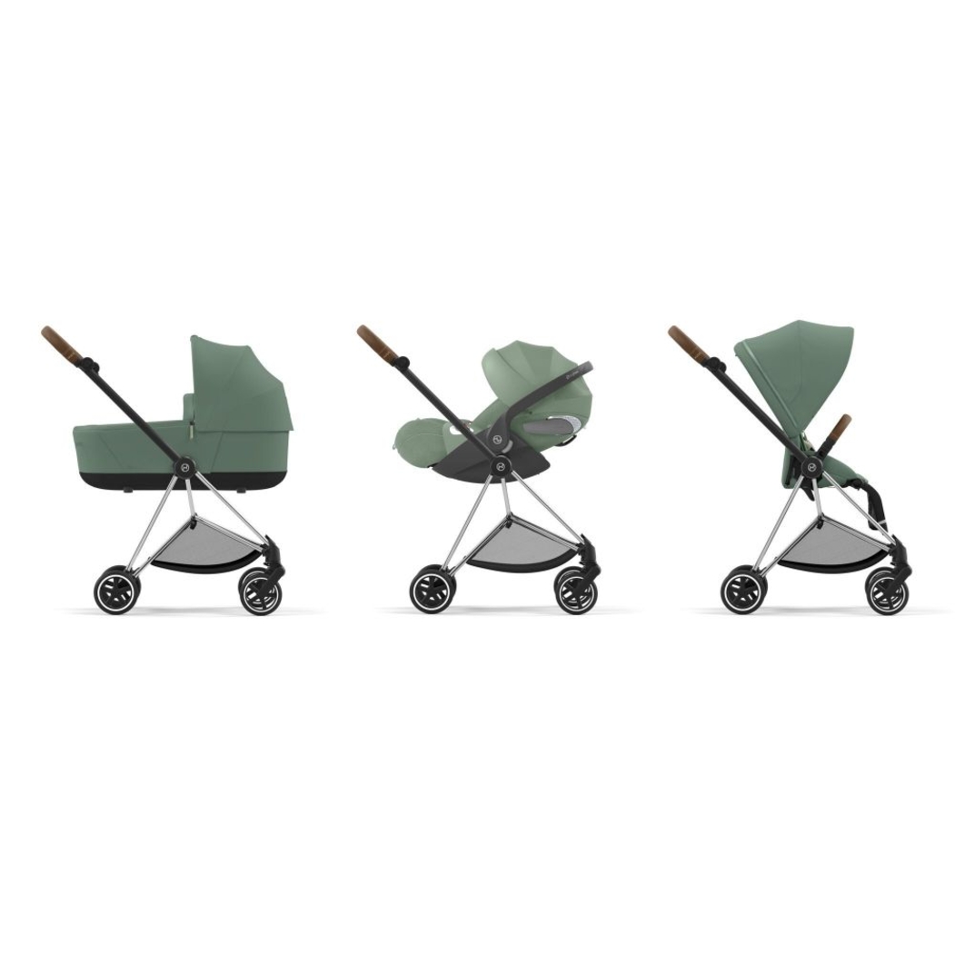 Carrinho de Bebé Mios Chrome Brown e Babycoque Cloud T i-Size Plus Cybex - Cybex - PACKMIOS007-036