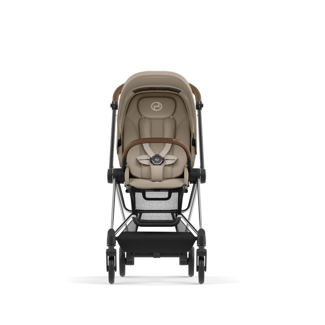 Carrinho de Bebé Mios Chrome Brown, Babycoque Cloud T i-Size Plus e Base T i-Size Cybex - Cybex - PACKMIOS008-017