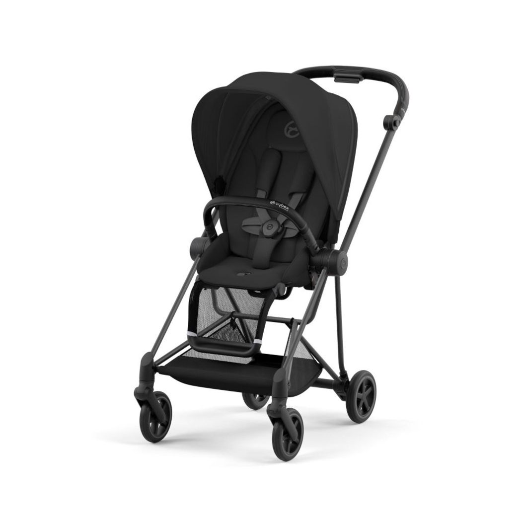 Carrinho de Bebé Mios Matt Black, Babycoque Cloud T i-Size Plus e Base T i-Size Cybex - Cybex - PACKMIOS012-003
