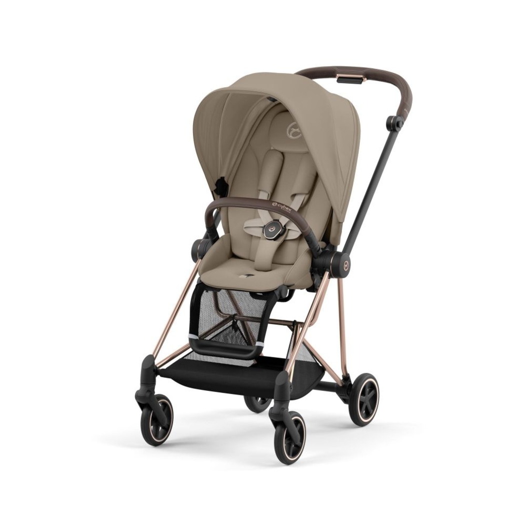 Carrinho de Bebé Mios Rosegold, Babycoque Cloud T i-Size Plus e Base T i-Size Cybex - Cybex - PACKMIOS016-016