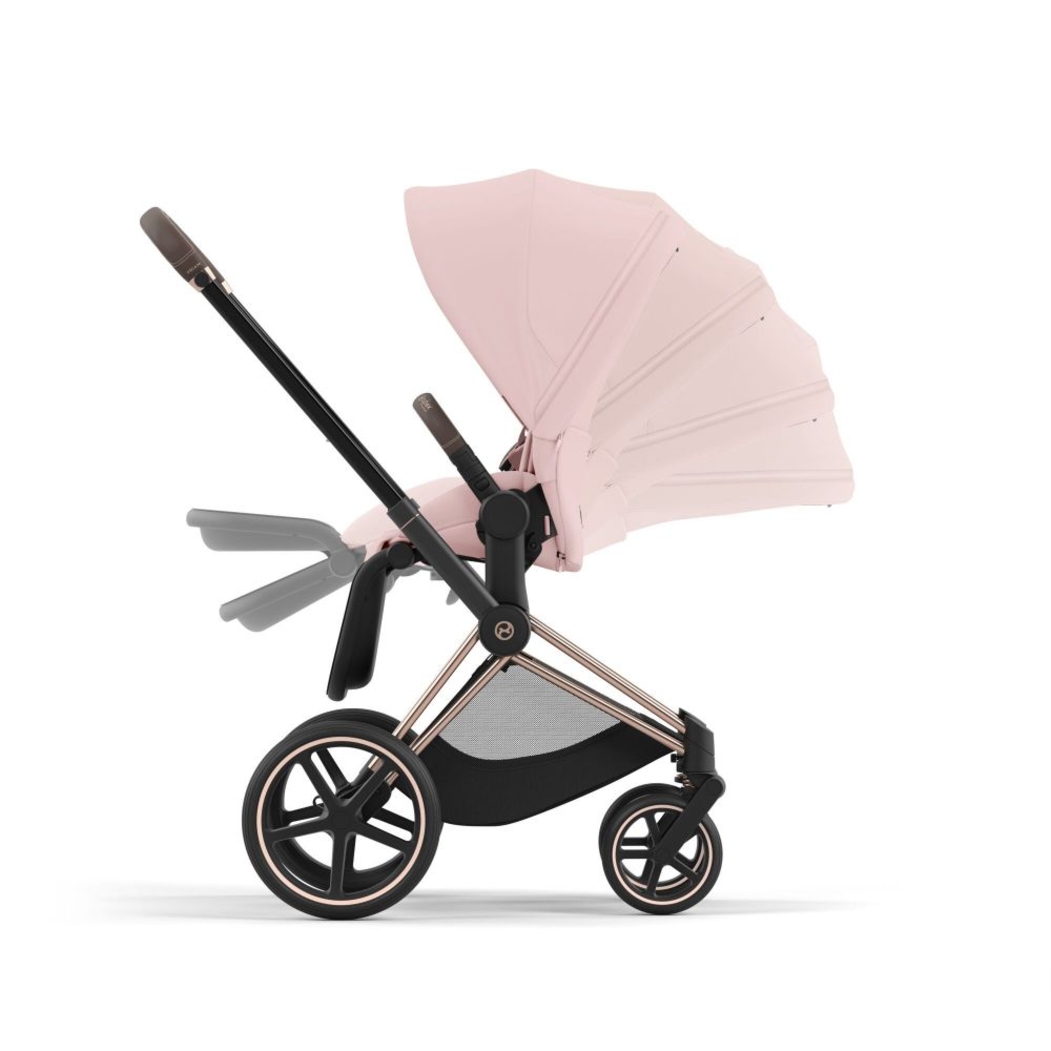 Carrinho de Bebé Priam Rosegold, Babycoque Cloud T i-Size Plus e Base T Isofix i-Size Cybex - Cybex - PACKPRIAM004-022